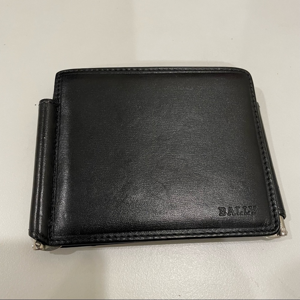 BALLY 3-Fold Money Clip Wallet